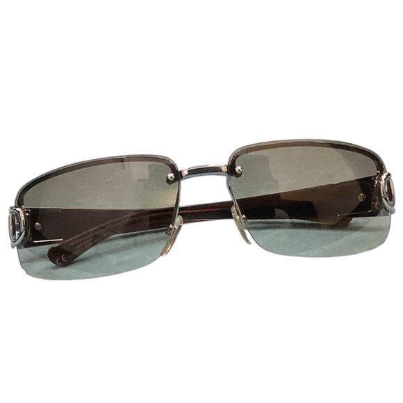 VTG Gucci Rectanglular Sunglasses GG2766FS with Temple Accent Pieces in Brown - Picture 1 of 5